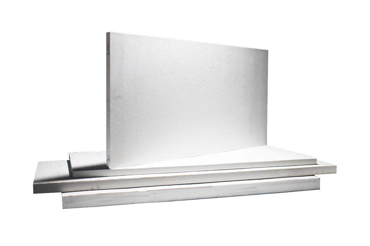 White rigid ceramic fiber insulation boards
